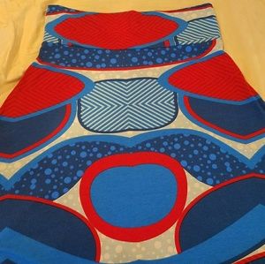 Lularoe XL Azure A-line skirt